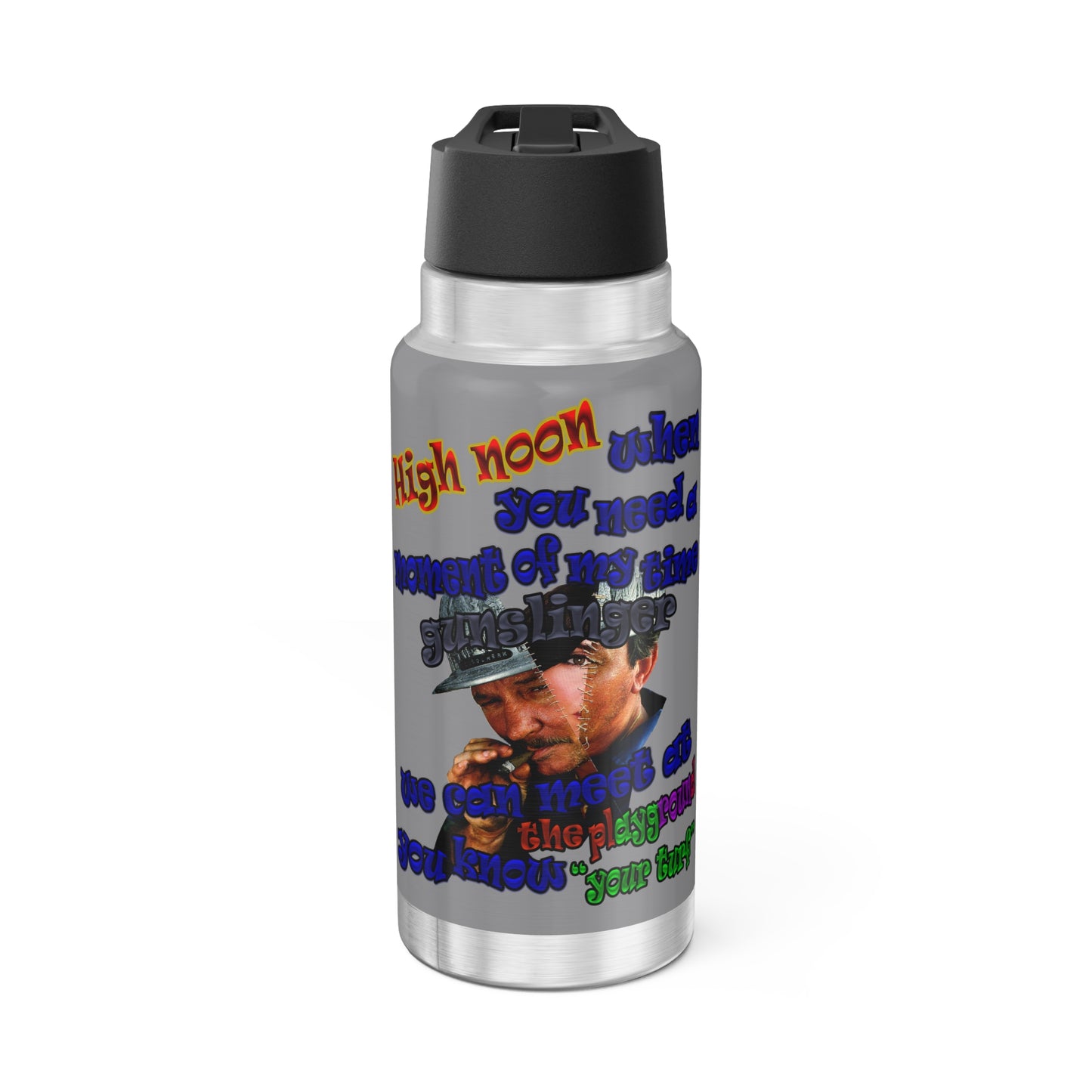 high noon - Gator Tumbler, 32oz (grey)