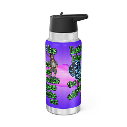 og - Gator Tumbler, 32oz  (purple-pink wave)