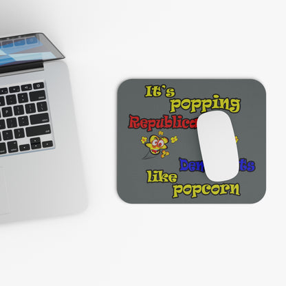 popping like popcorn - Mouse Pad (Rectangle) (dark grey)