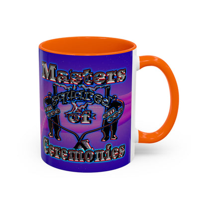 em cee squared - Accent Mug (purple-pink wave)