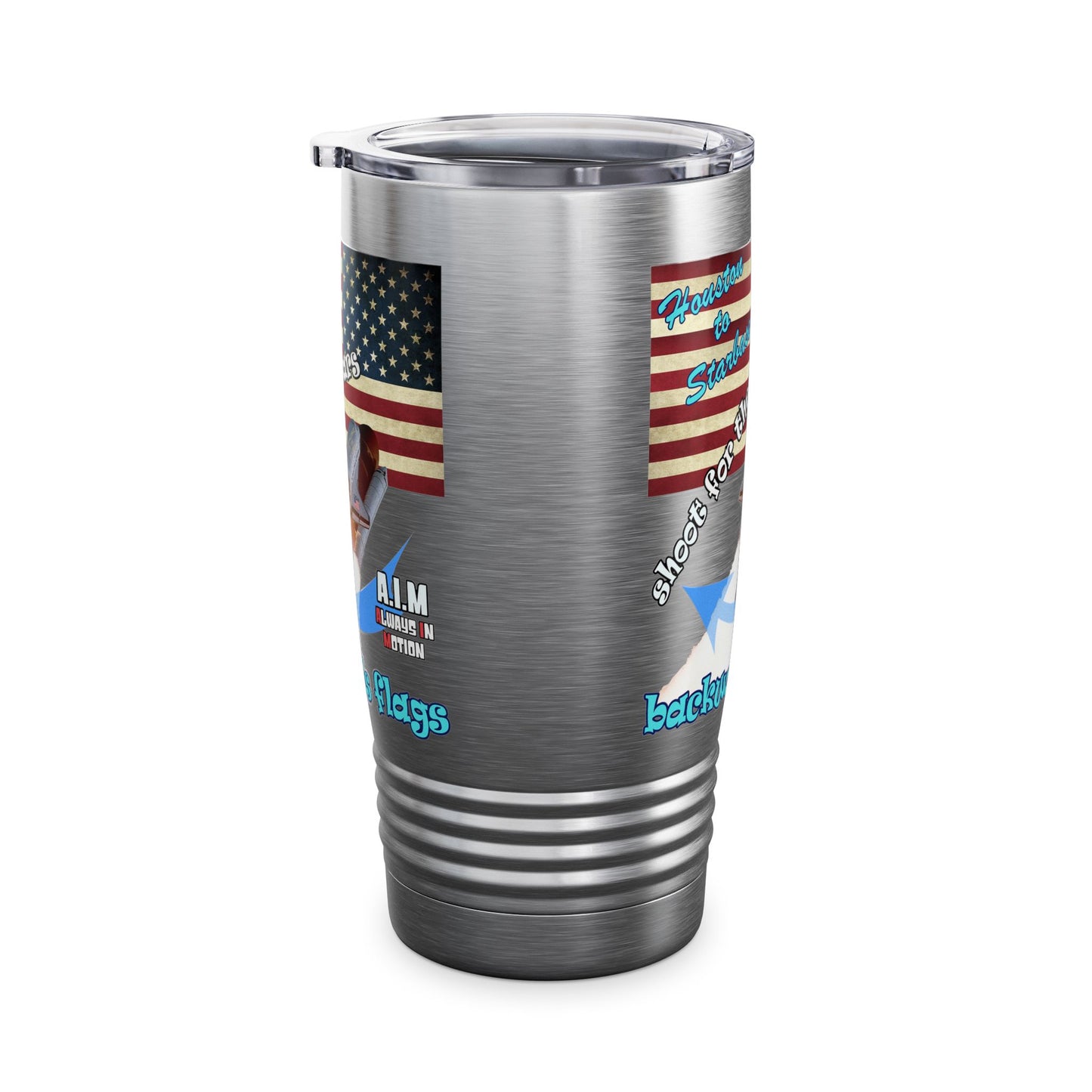 shoot for the stars - Ringneck Tumbler, 20oz