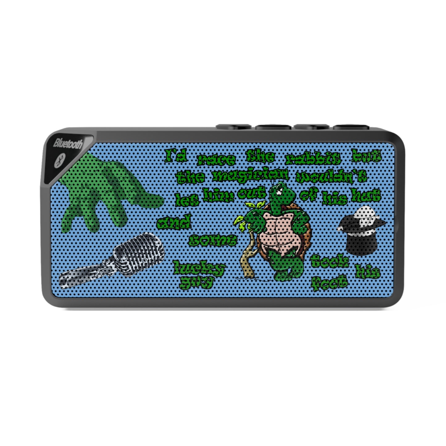 turtle race - Jabba Bluetooth Speaker (light blue)