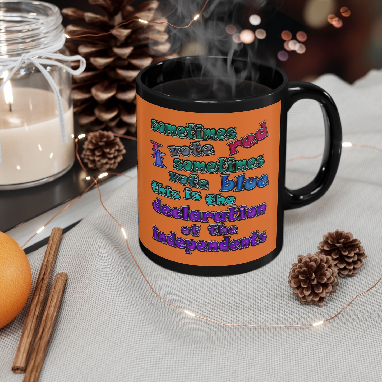 declaration of the independents - Black Mug (crusta)