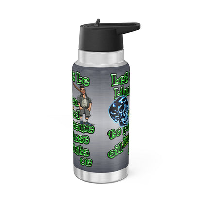 og - Gator Tumbler, 32oz  (brushed nickel)