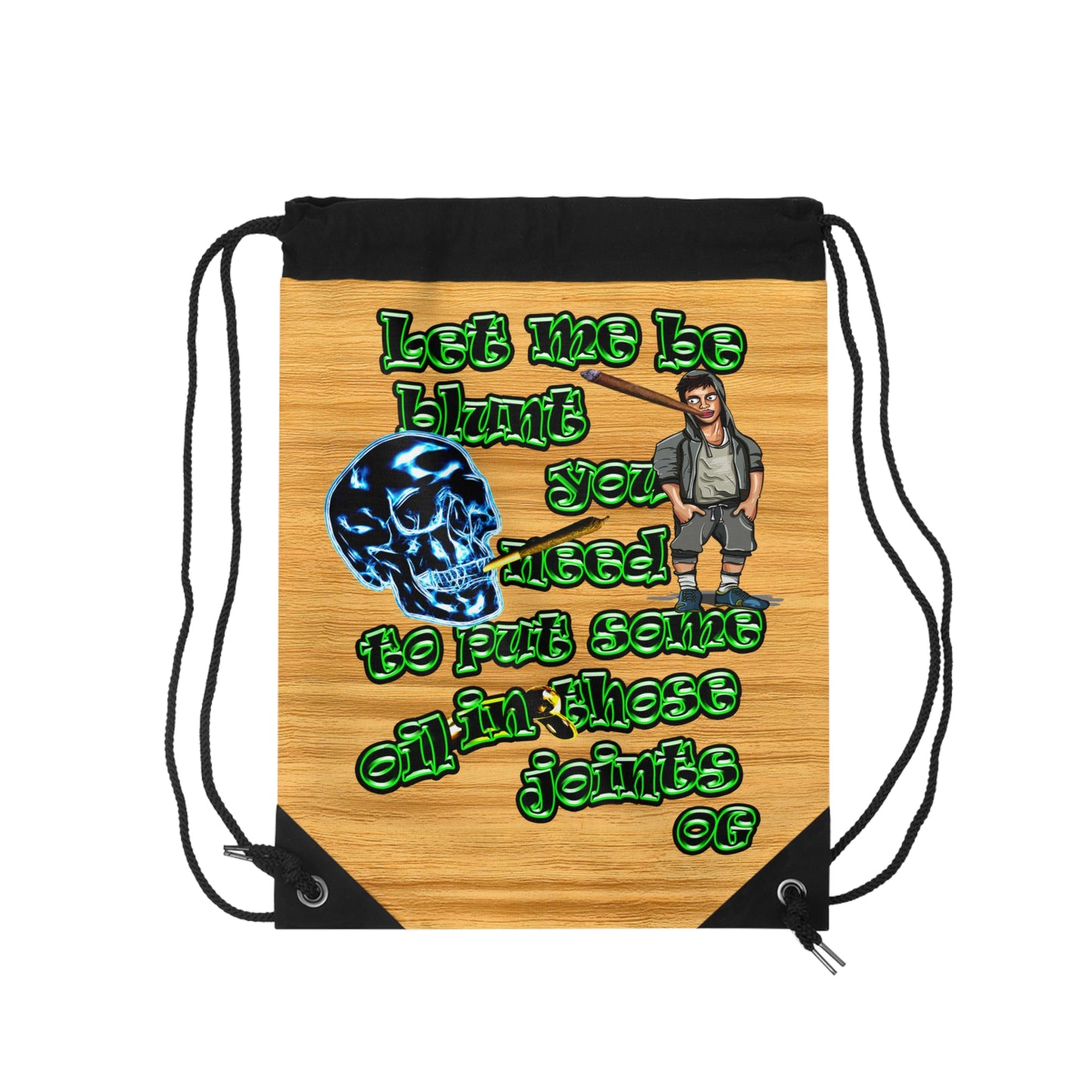 og - Drawstring Bag (butterscotch wood finish)