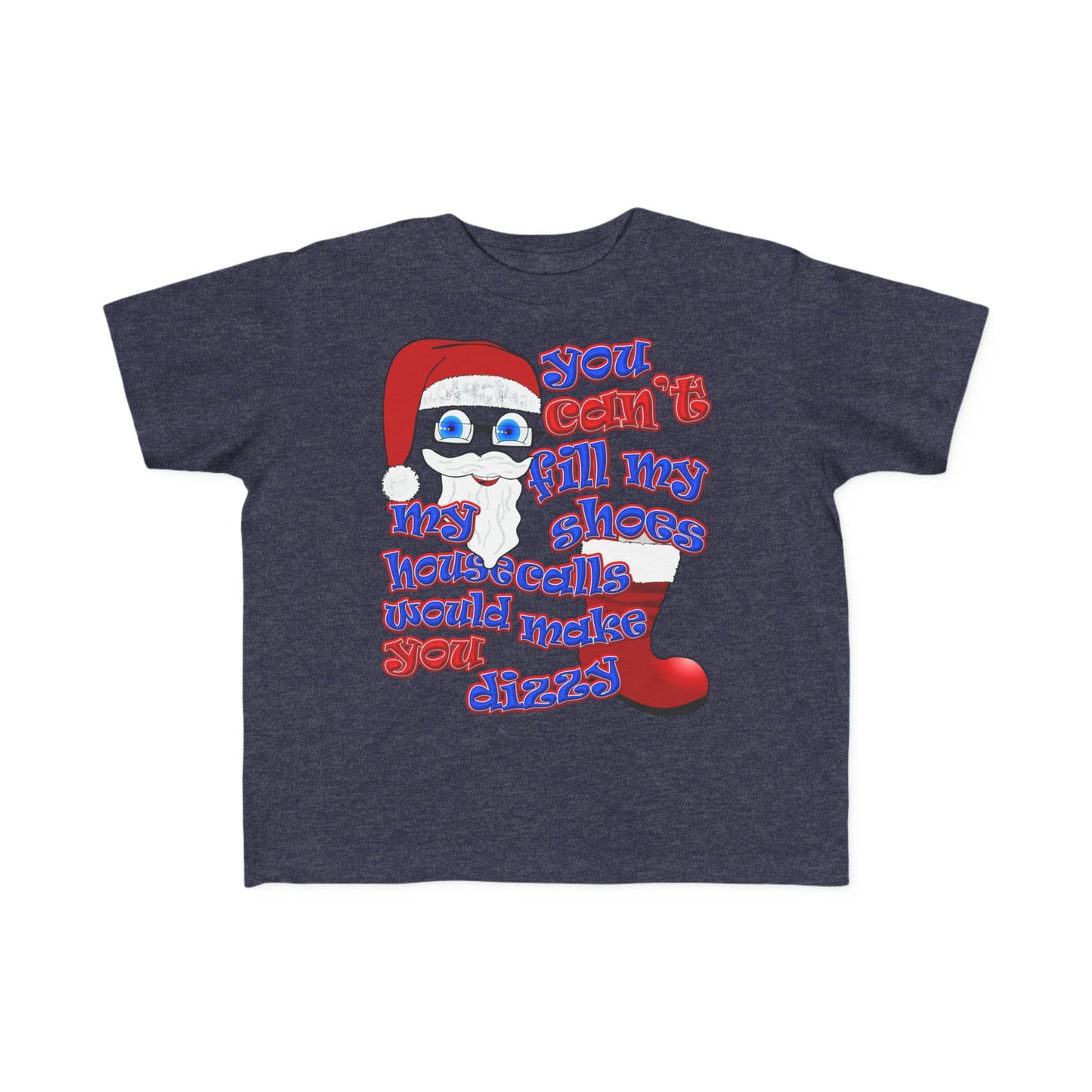 santa's shoes - Toddler's Fine Jersey Tee
