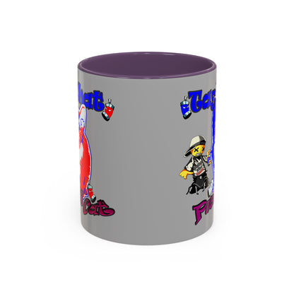 tag that - Accent Mug (light grey)