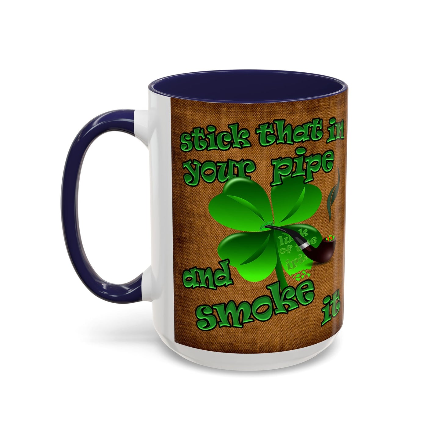 celtics logo - Accent Mug (brown papyrus)