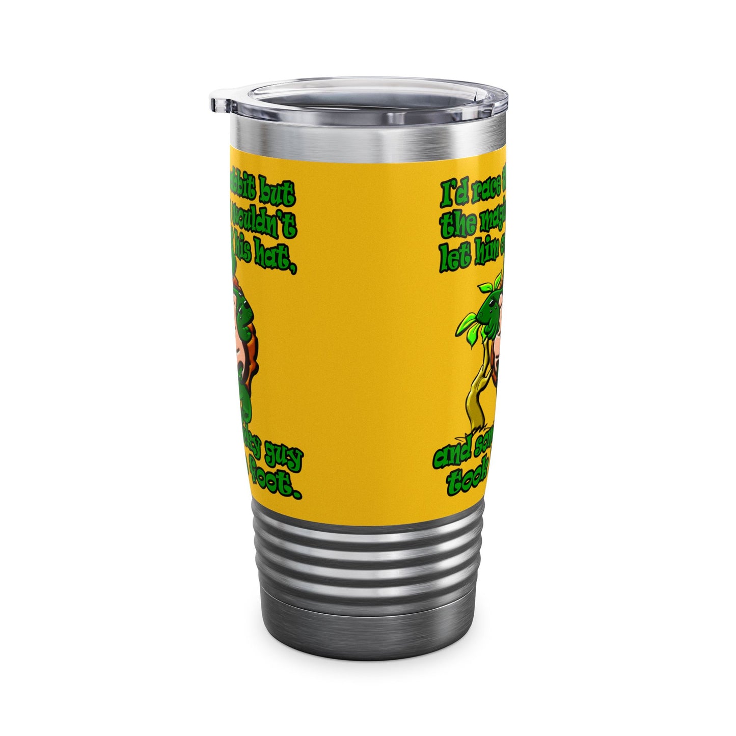 turtle race - Ringneck Tumbler, 20oz (yellow)