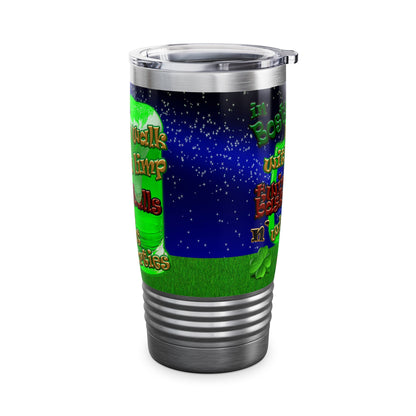 celtics logo - Ringneck Tumbler, 20oz ('snoops' background)