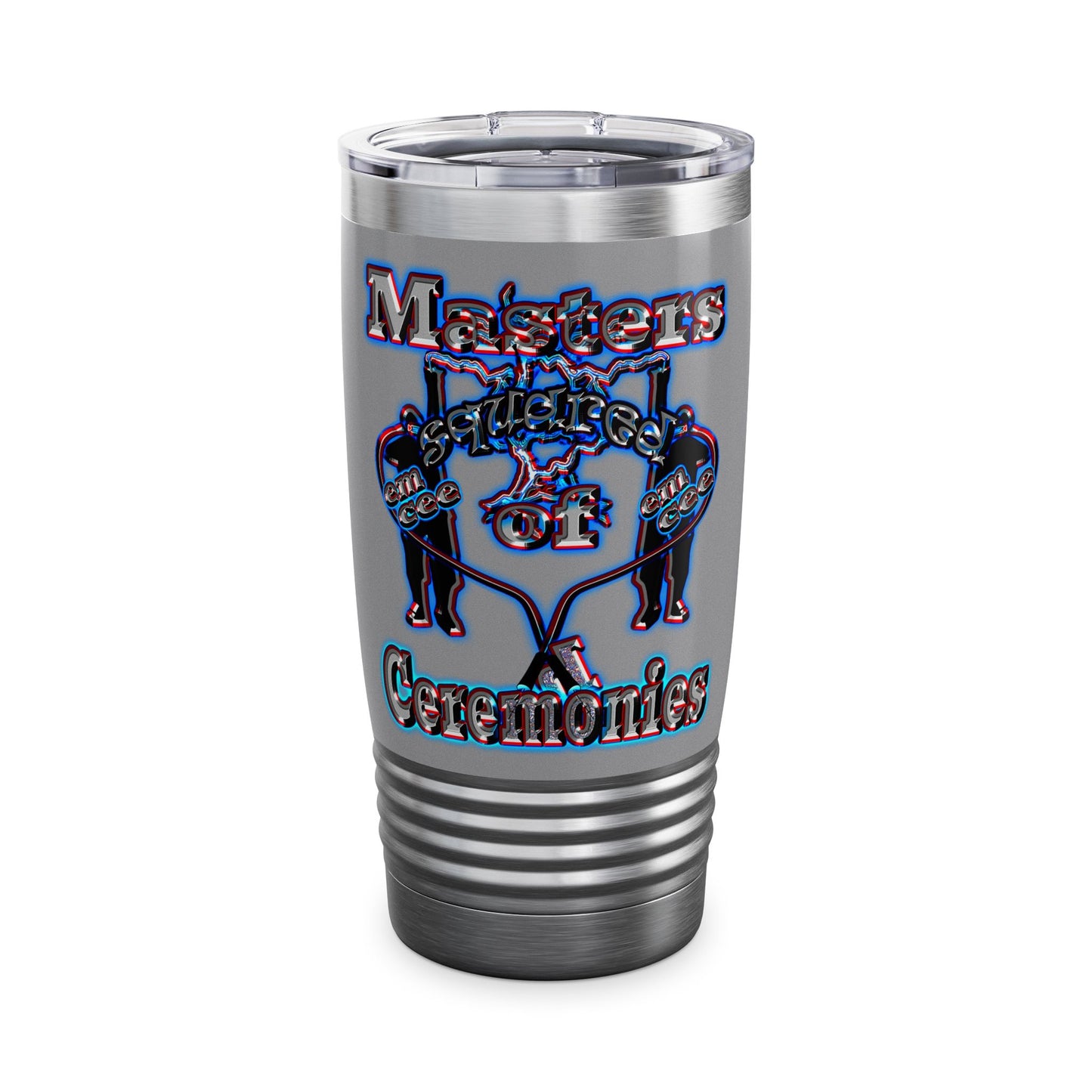 em cee squared - Ringneck Tumbler, 20oz (grey)