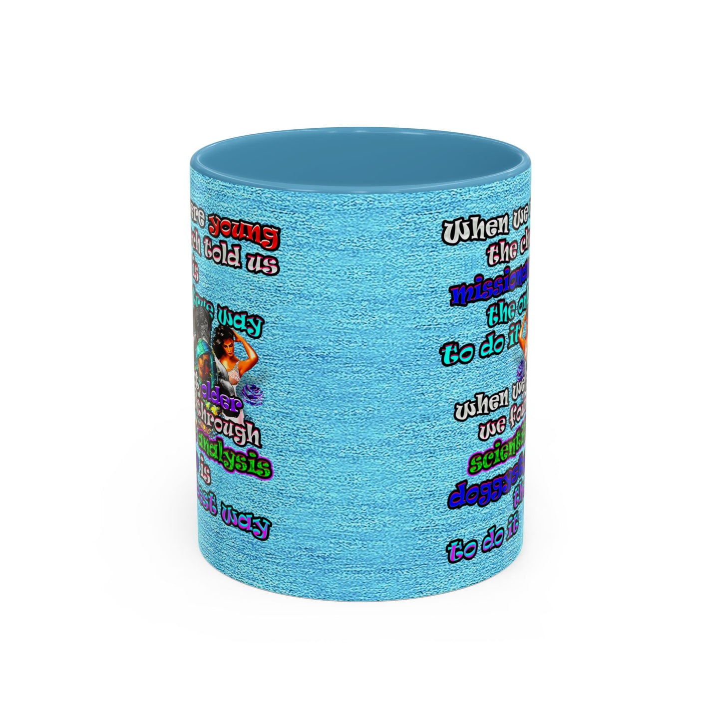doggystyle - Accent Mug (faded blue)