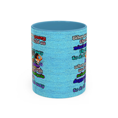 doggystyle - Accent Mug (faded blue)