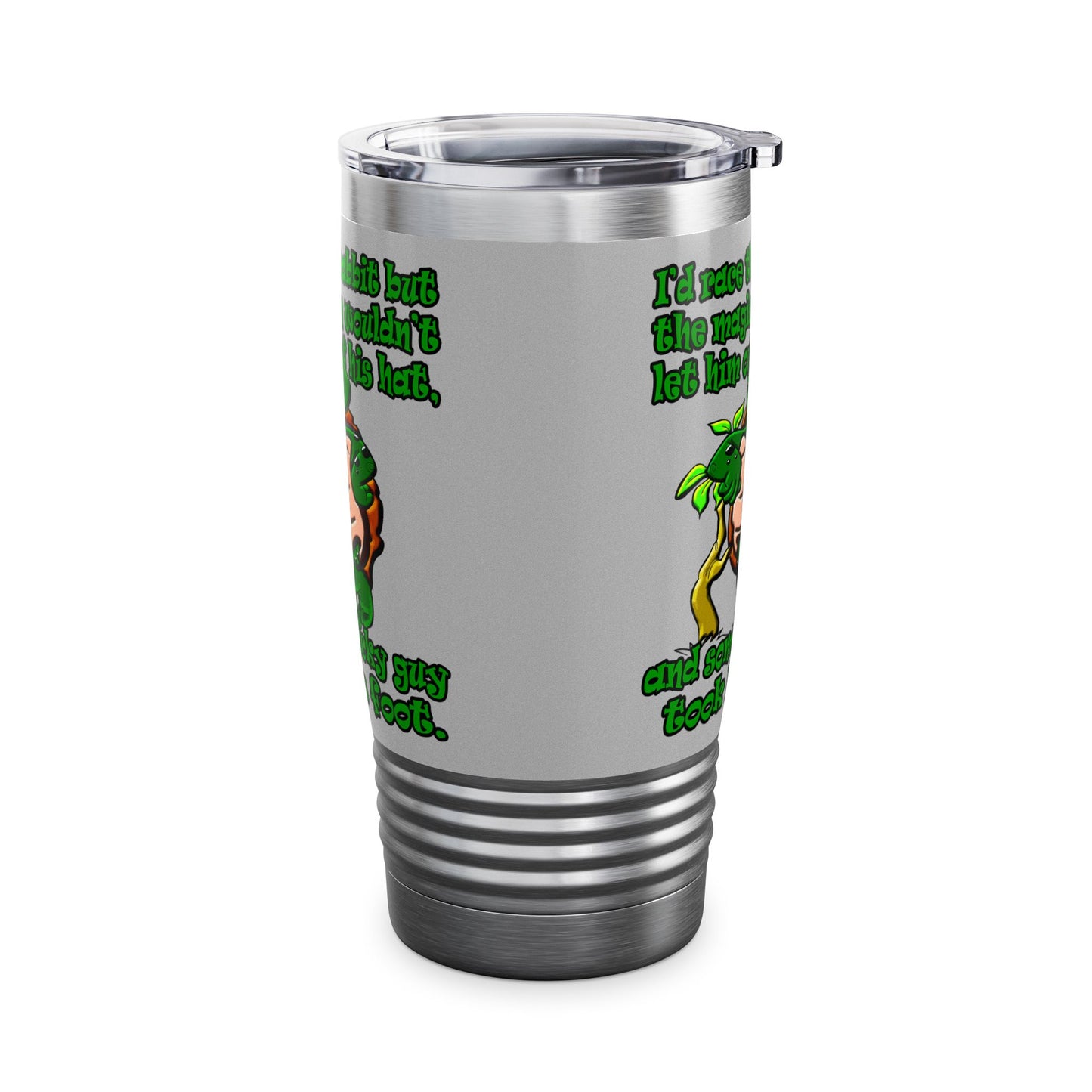 turtle race - Ringneck Tumbler, 20oz (light grey)