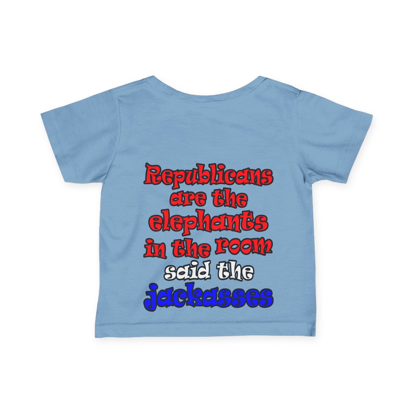 donkeys and elephants - Infant Fine Jersey Tee