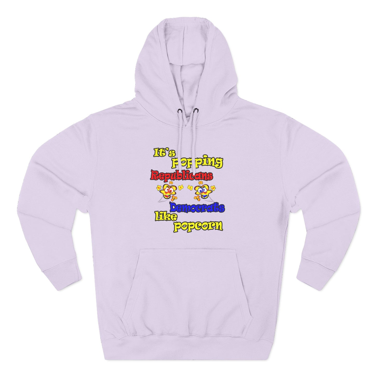 popping like popcorn - Three-Panel Fleece Hoodie