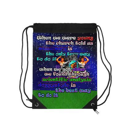 doggystyle - Drawstring Bag ('snoops' background)
