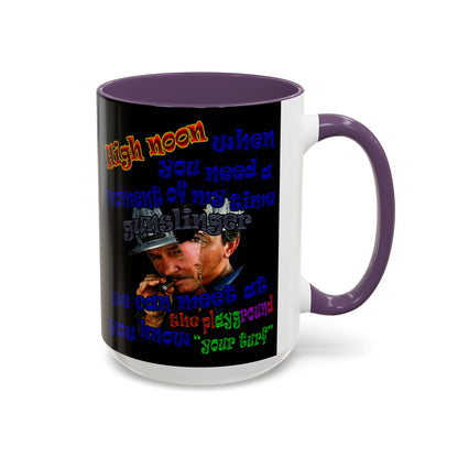 high noon - Accent Mug (black)