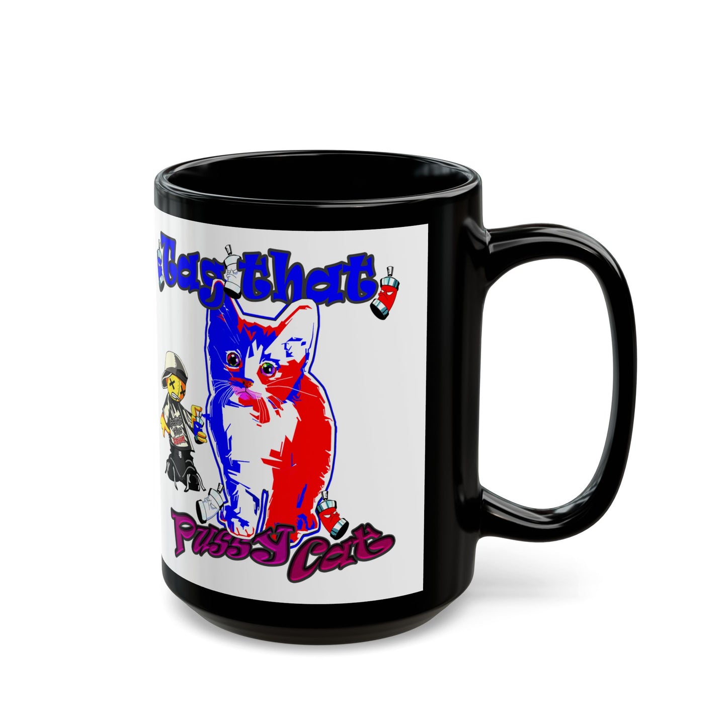 tag that - Black Mug (white)