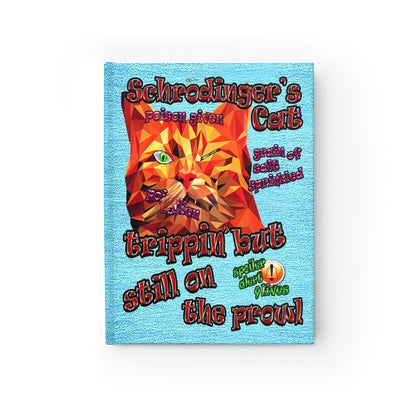 schrodinger's cat - journal-blank (faded blue)