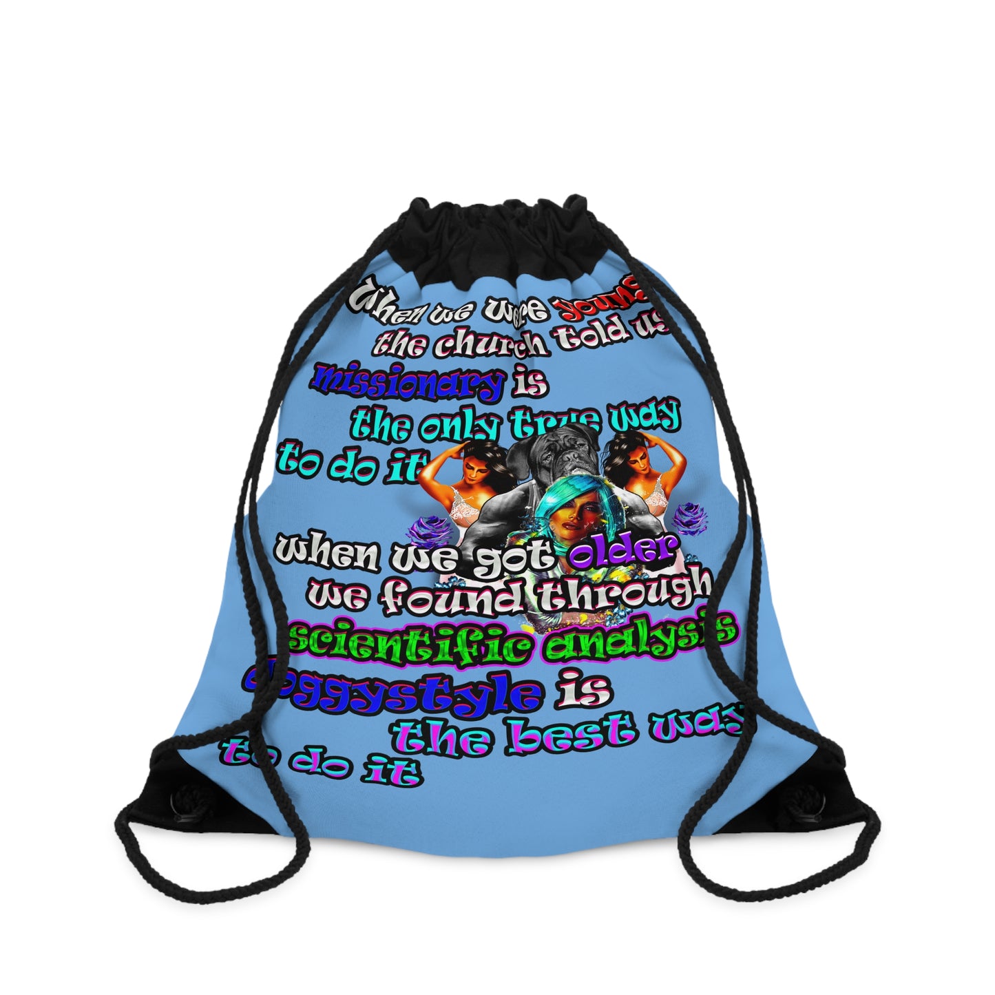 doggystyle - Drawstring Bag (light blue)