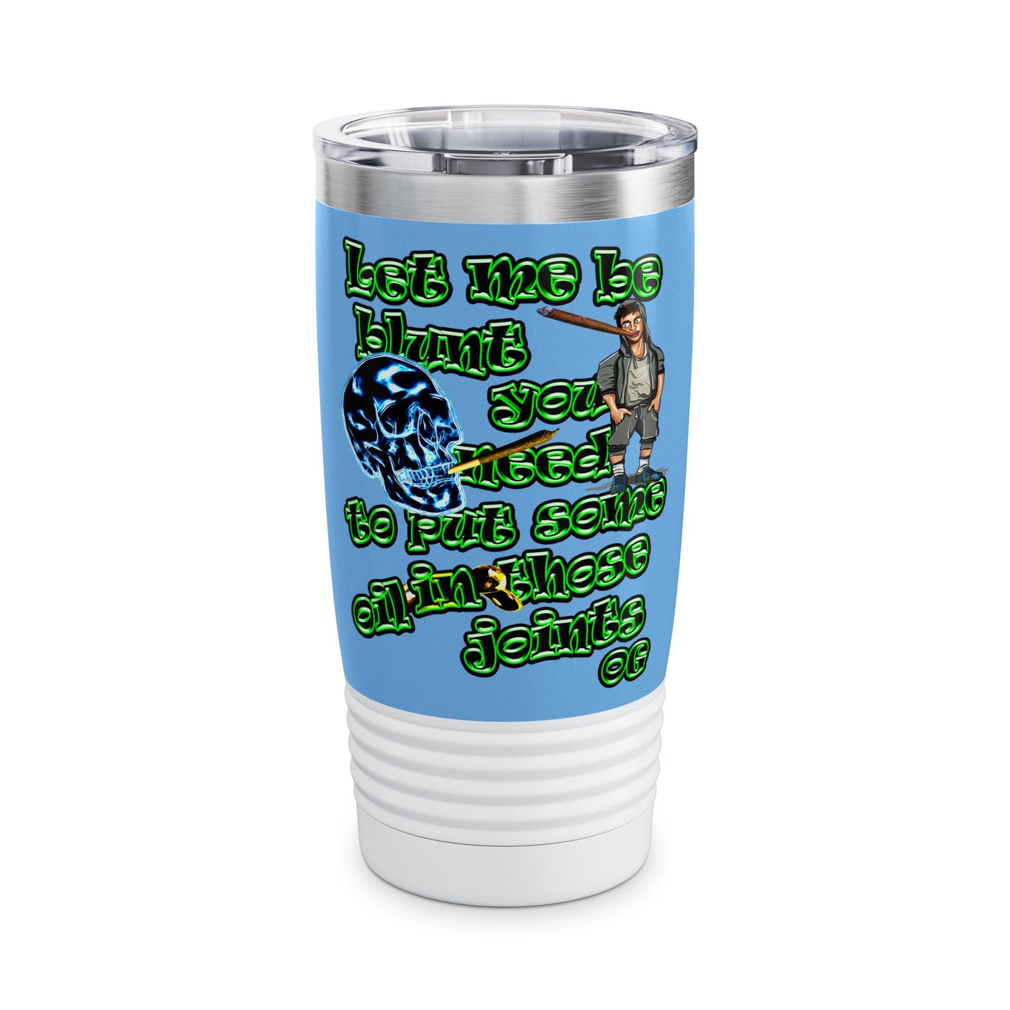 og - Ringneck Tumbler, 20oz (light blue)
