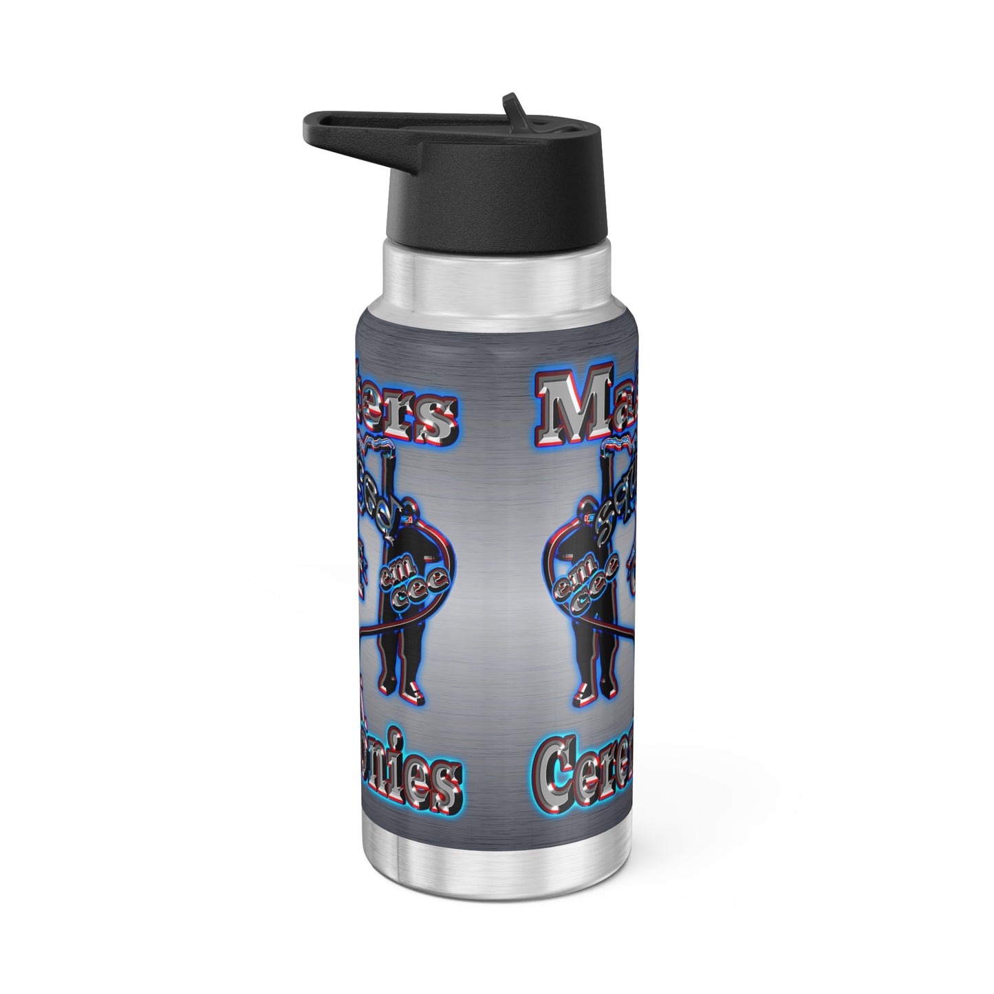 em cee squared - Gator Tumbler, 32oz (brushed nickel)