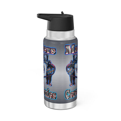 em cee squared - Gator Tumbler, 32oz (brushed nickel)