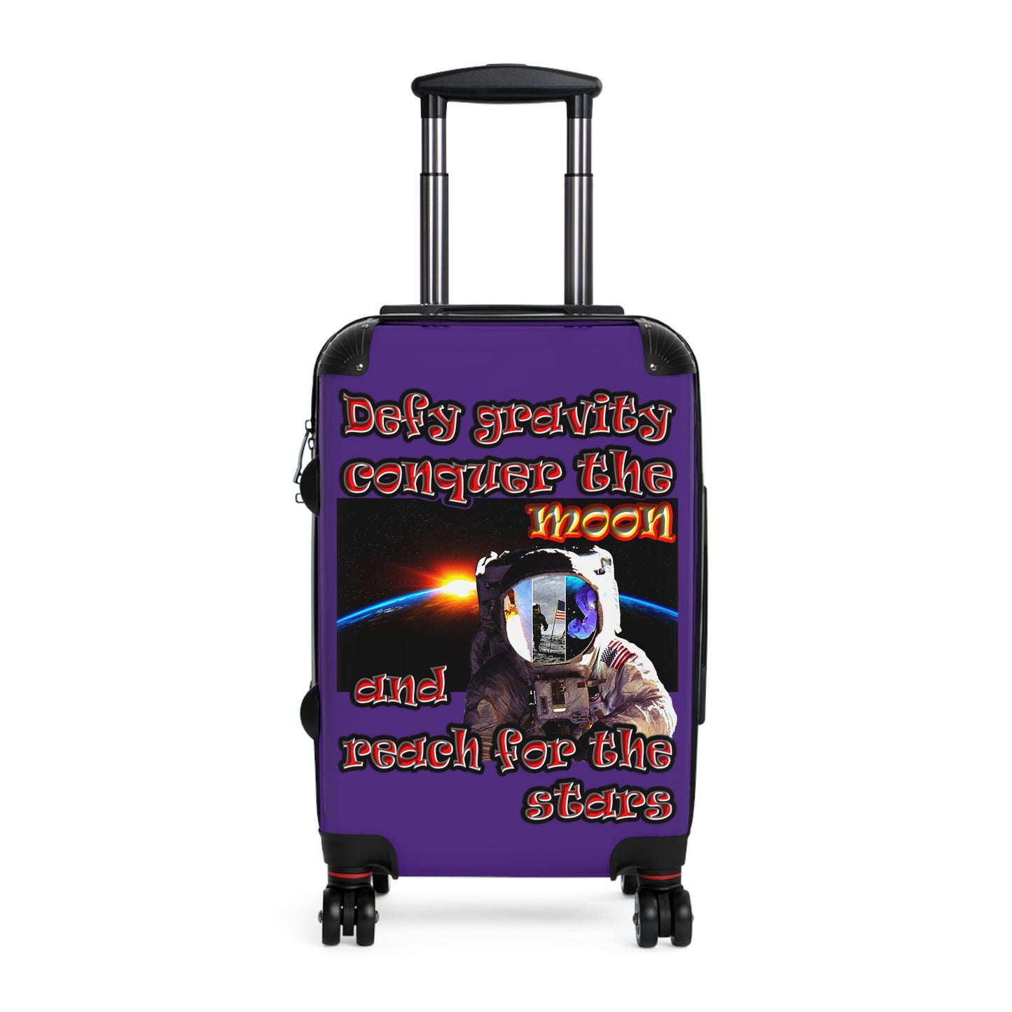 defy conquer reach - Suitcase (purple)