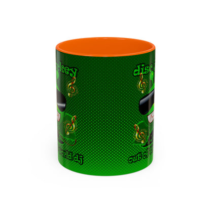 disc jockey - Accent Mug (logo green)