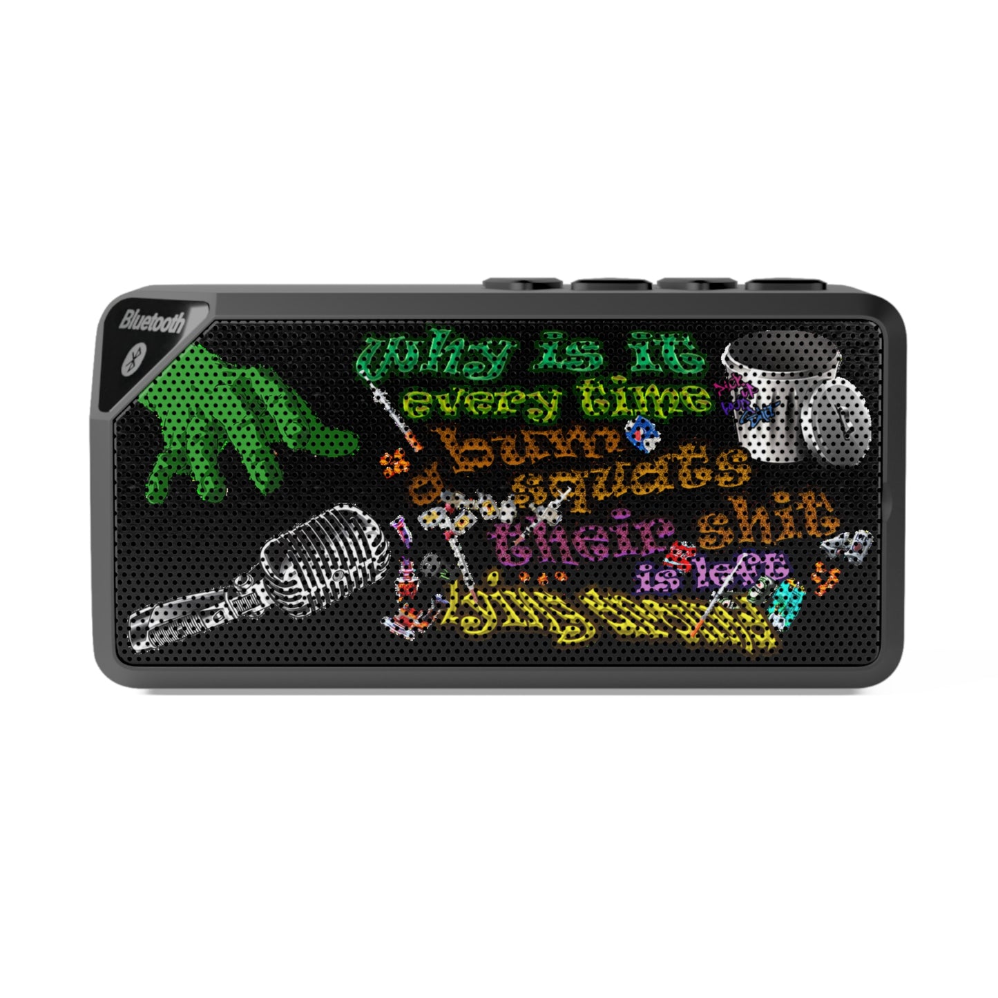 the bum's shit - Jabba Bluetooth Speaker
