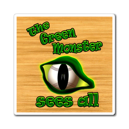 green monster - Magnets - (butterscotch wood finish)