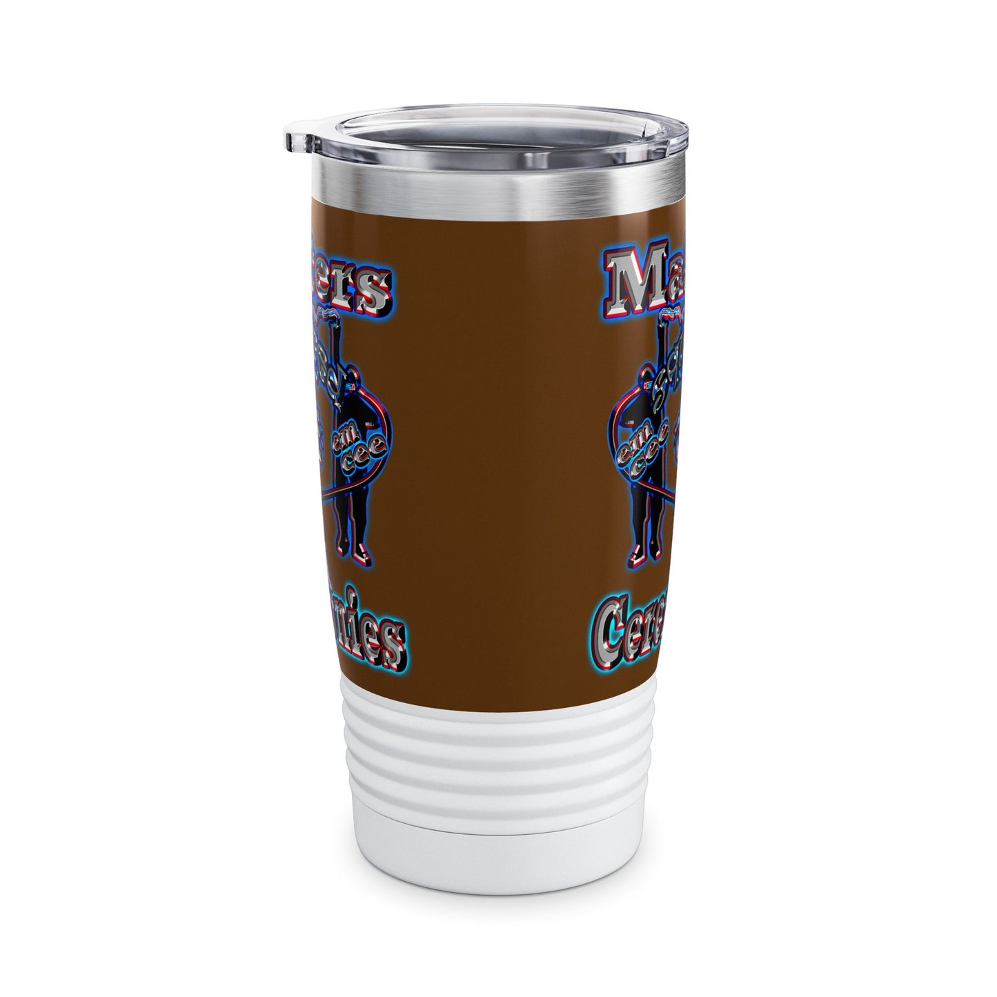 em cee squared - Ringneck Tumbler, 20oz (brown)
