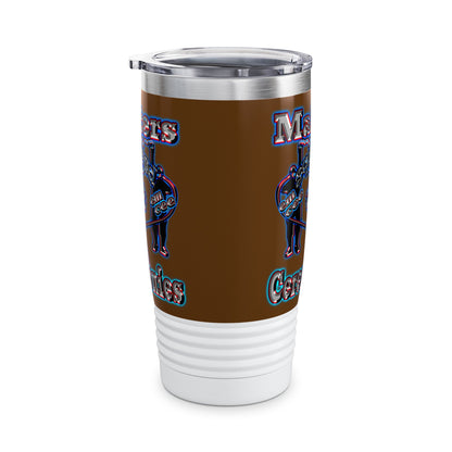 em cee squared - Ringneck Tumbler, 20oz (brown)