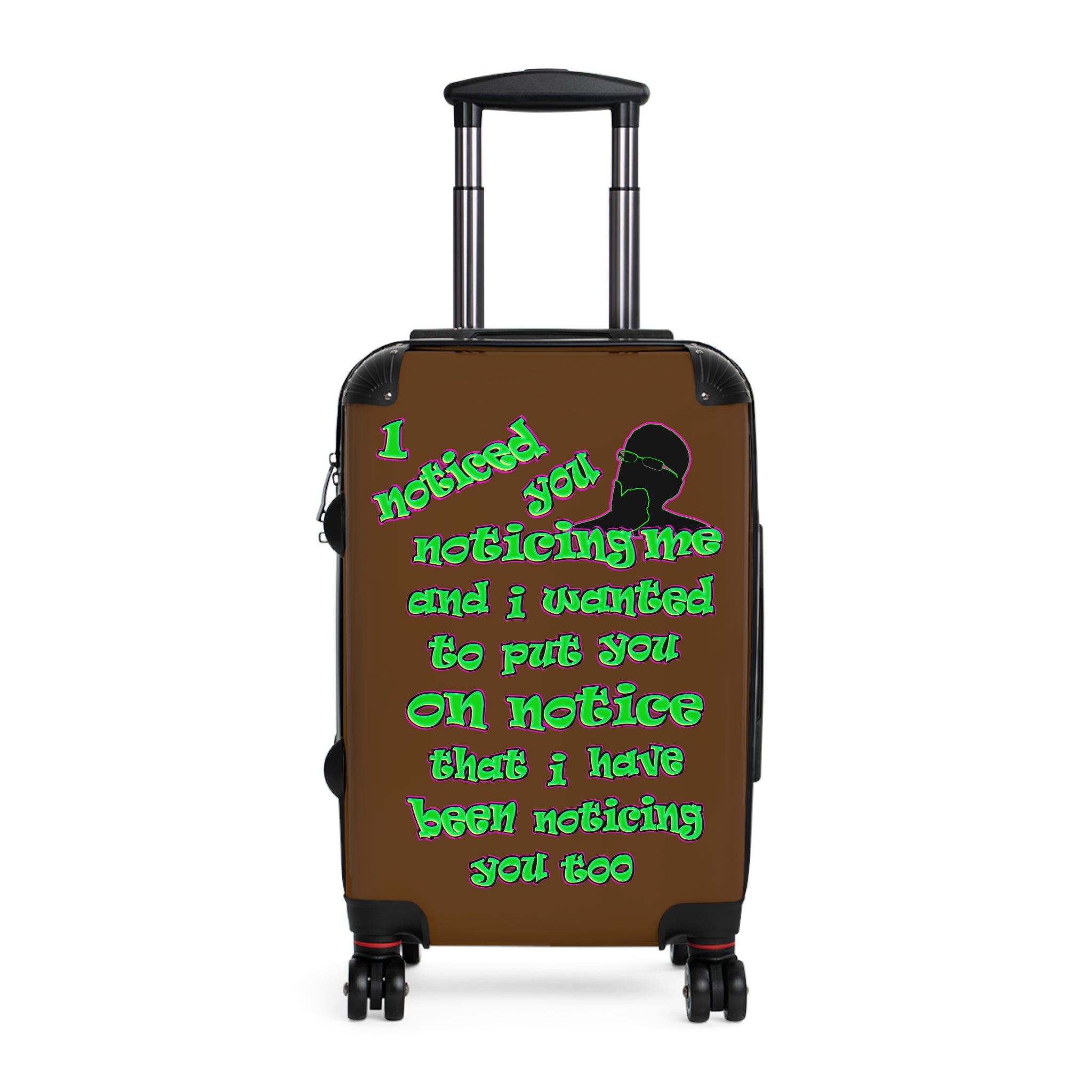 noticed you noticing - Suitcase (brown)