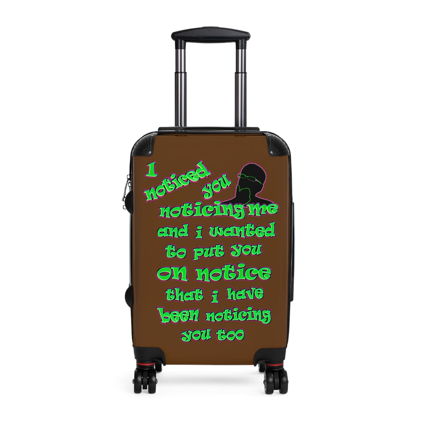 noticed you noticing - Suitcase (brown)