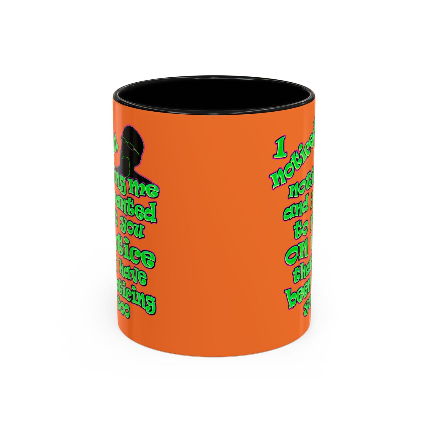 noticed you noticing - Accent Mug (crusta)
