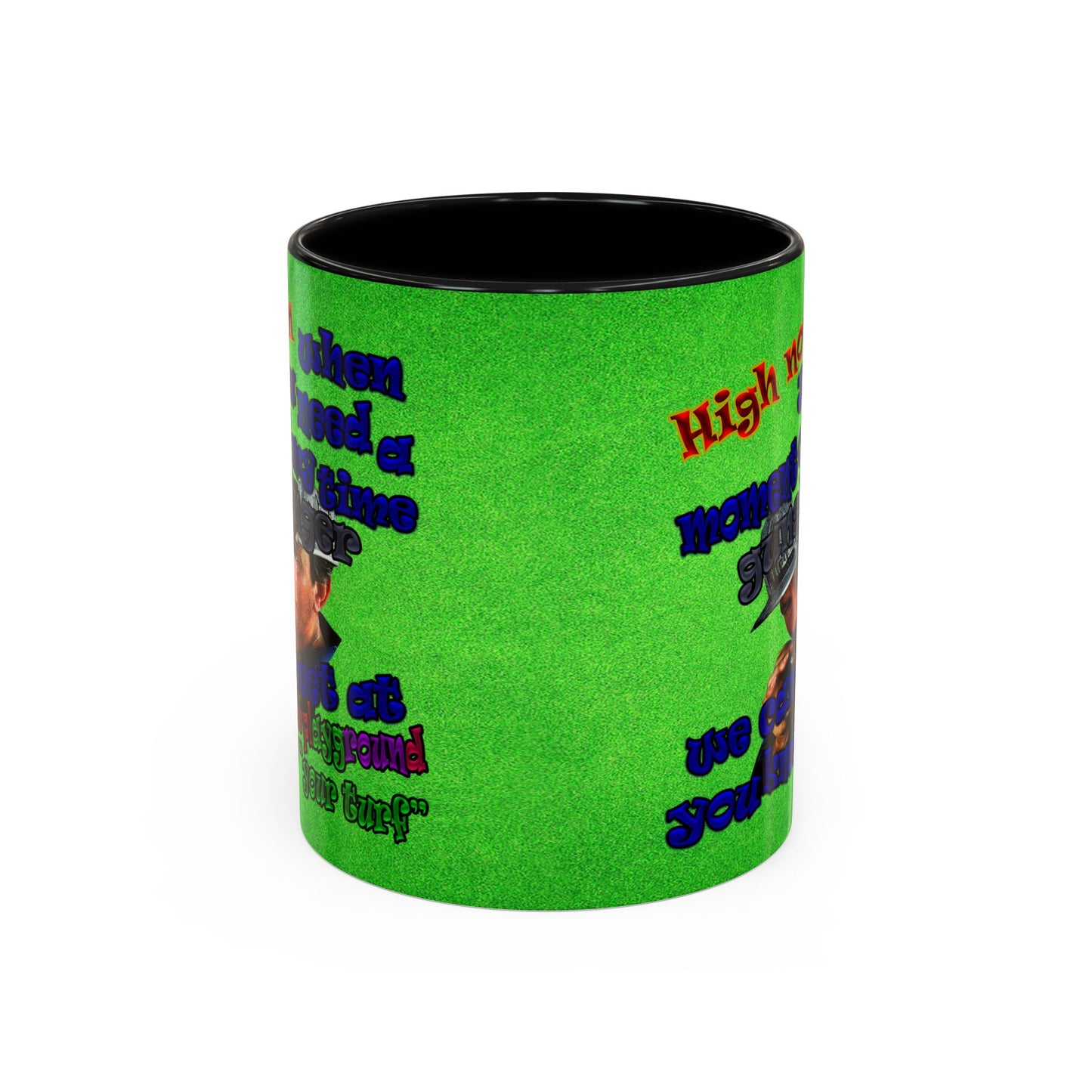 high noon - Accent Mug (green turf)