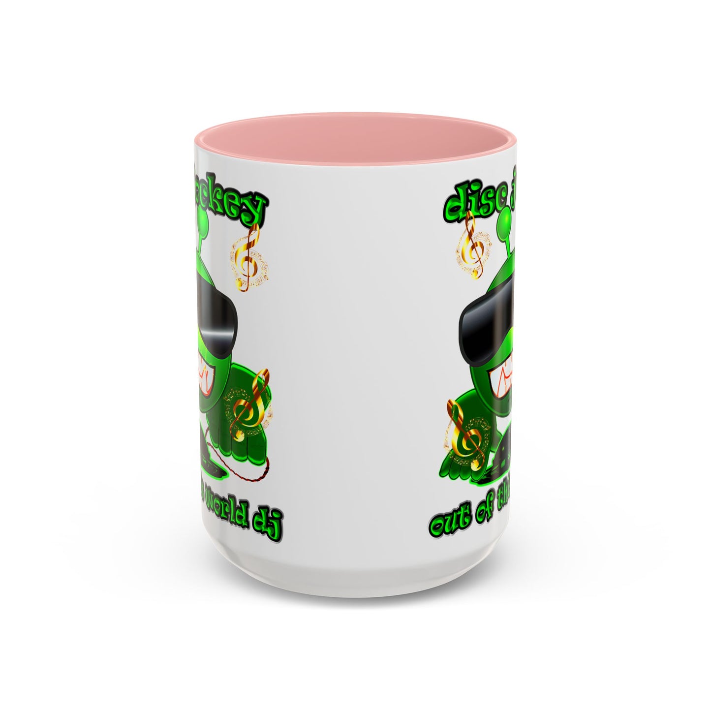 disc jockey - Accent Mug (white)