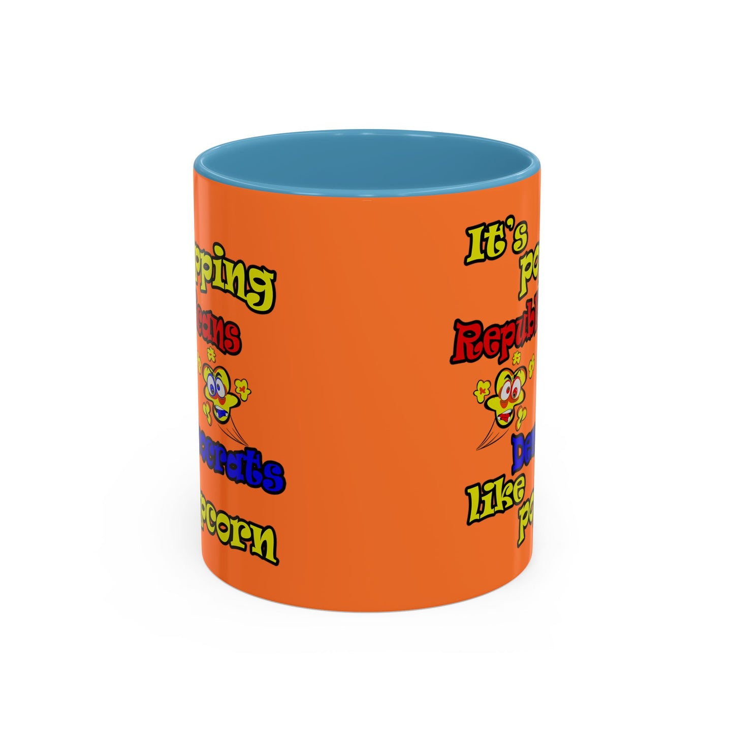 popping like popcorn - Accent Mug (crusta)