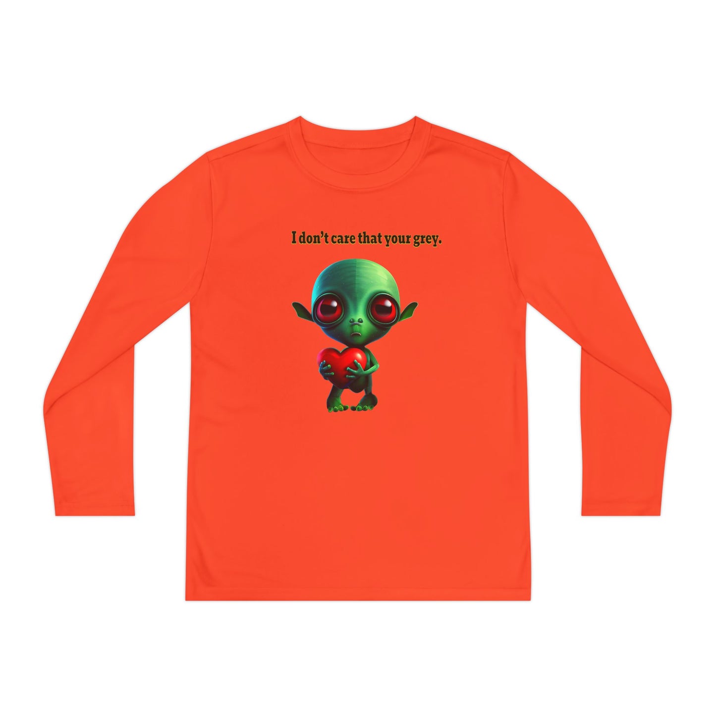 I don't care that your grey - Youth Long Sleeve Competitor Tee