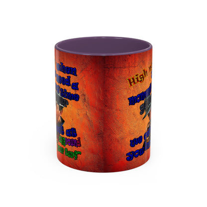 high noon - Accent Mug (burnt orange)