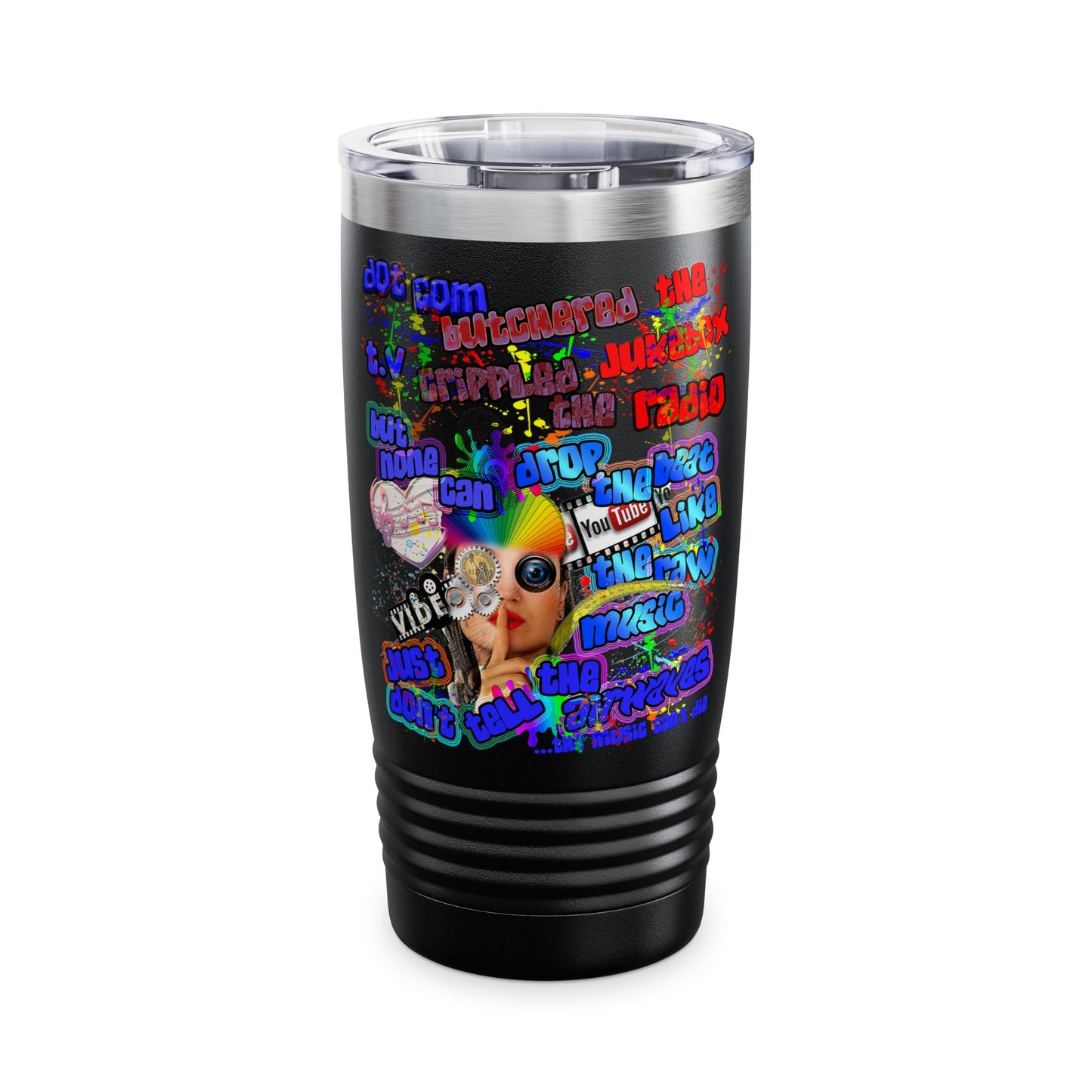 drop the beat - Ringneck Tumbler, 20oz