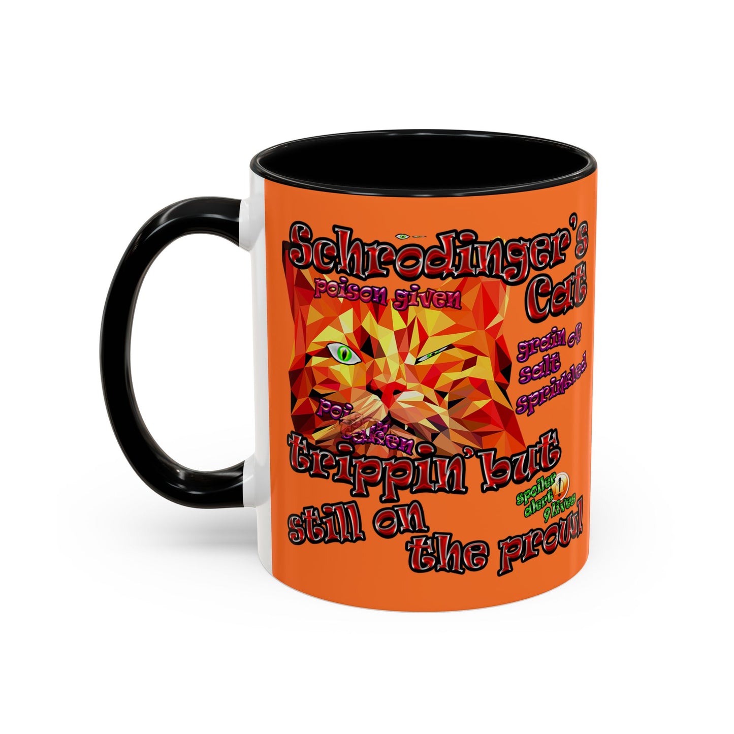 schrodinger's cat - Accent Mug (crusta)