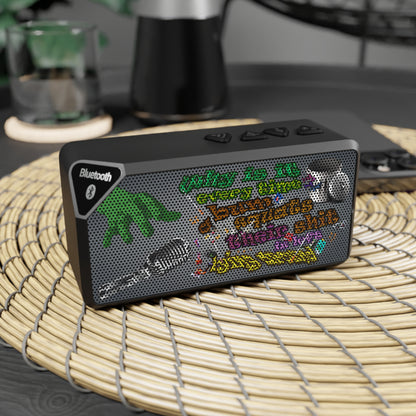 the bum's shit - Jabba Bluetooth Speaker (grey-light grey)