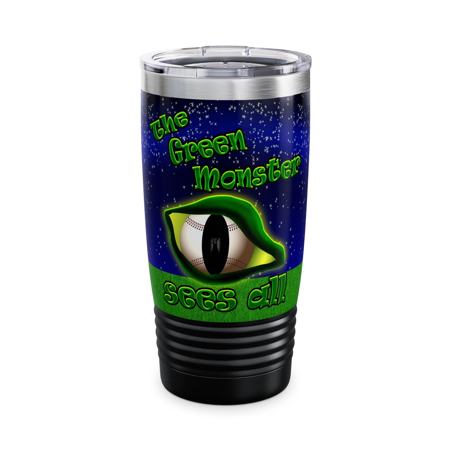 green monster - Ringneck Tumbler, 20oz ('snoops' background)
