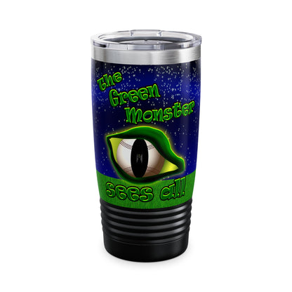 green monster - Ringneck Tumbler, 20oz ('snoops' background)