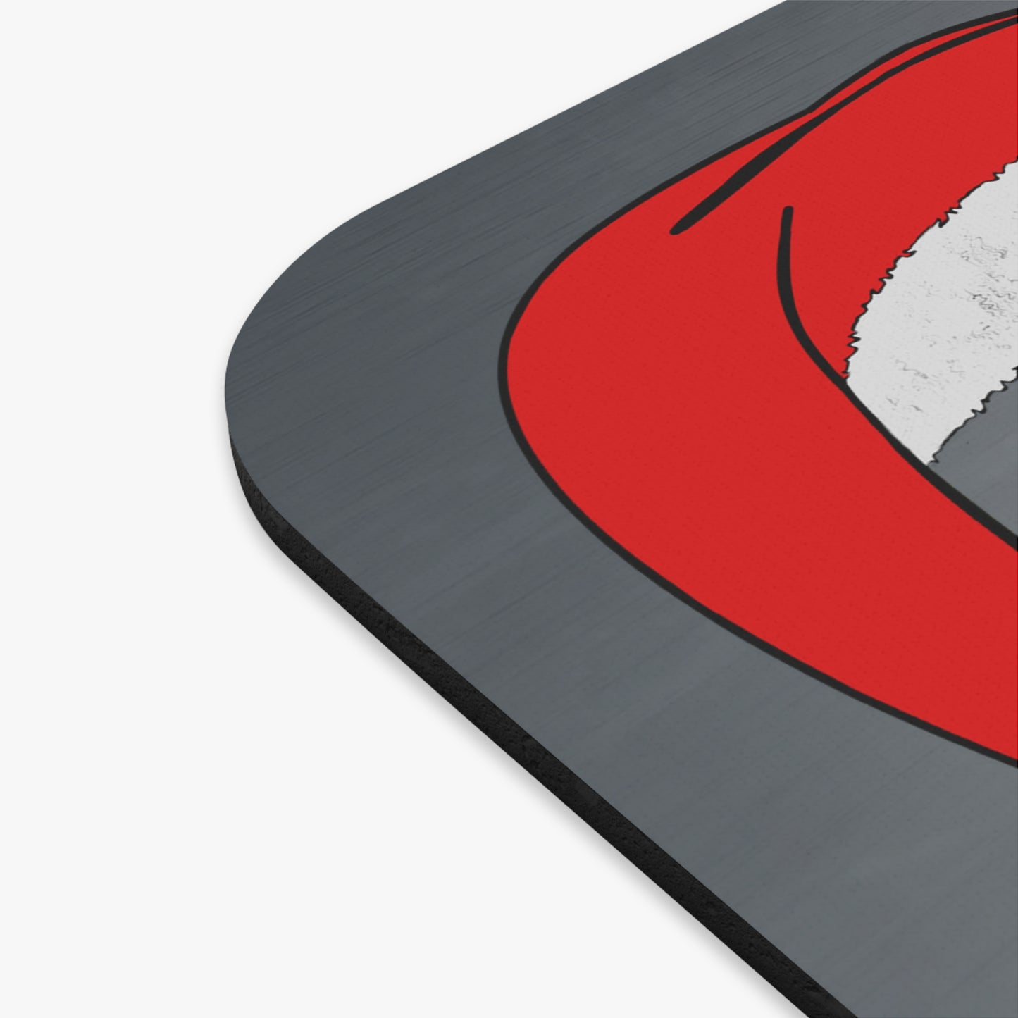 santa's shoes - Mouse Pad (Rectangle) (grey-light grey)