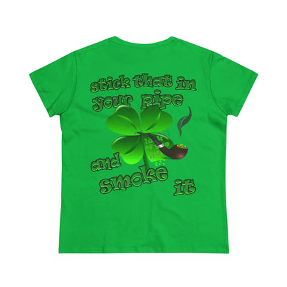 celtics logo - Women's Midweight Cotton Tee