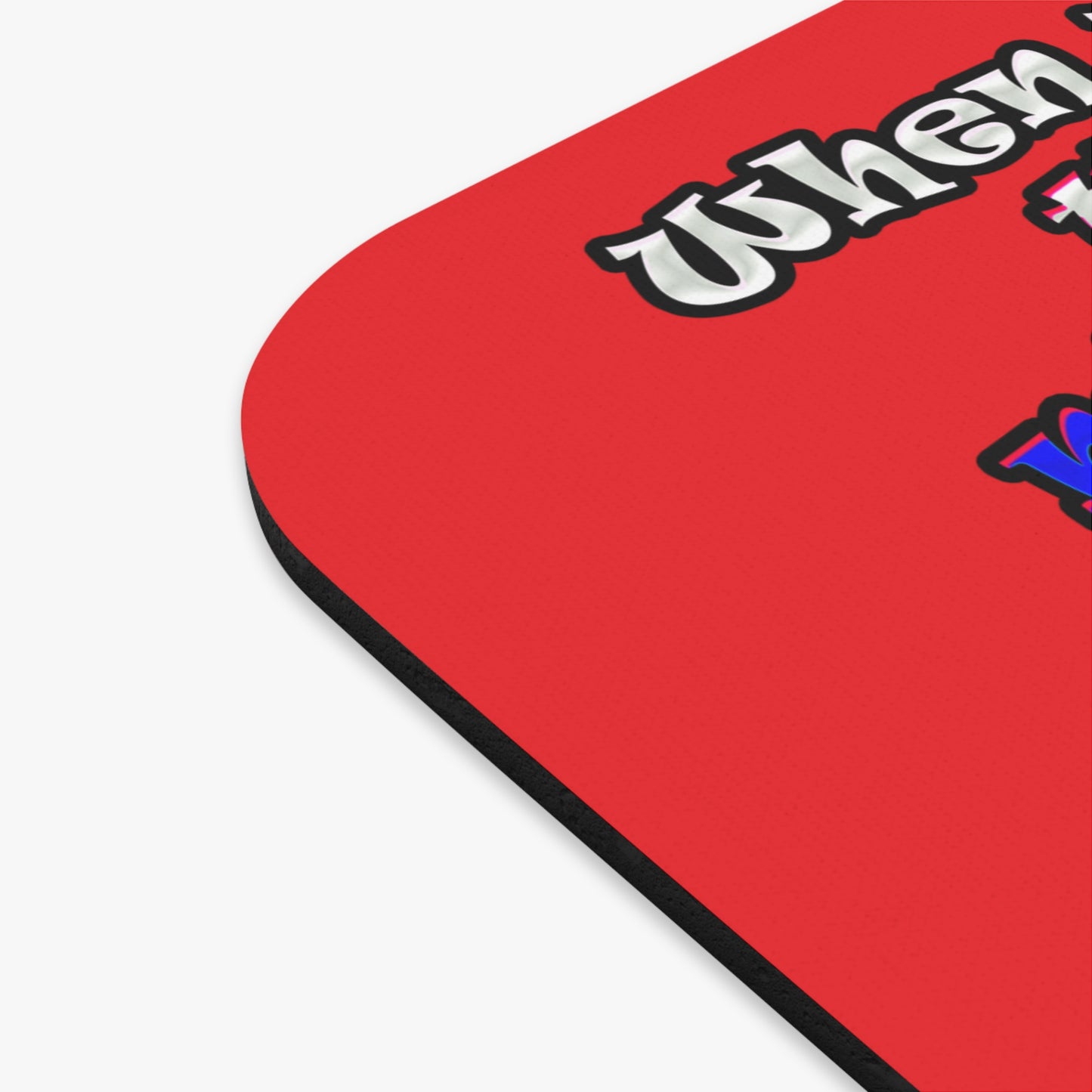 doggystyle - Mouse Pad (Rectangle) (red)